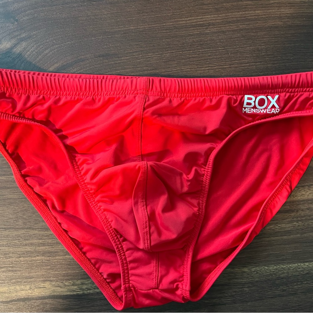BOX Lifeguard Red Swim Brief